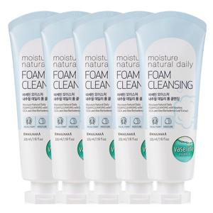 바세린 모이스처 내추럴 클렌징폼 225ml 3개+50ml 2개