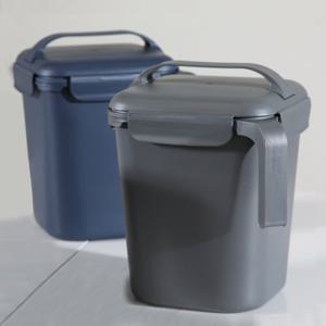 내풀로 투핸들 밀폐 음식물 쓰레기통 4.5L 가정용 씽크대 음쓰통