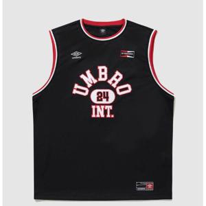 엄브로 원포인트 슬리브리스 티셔츠 B1 UQ321CSL71 BLK0 SCW0 RED0