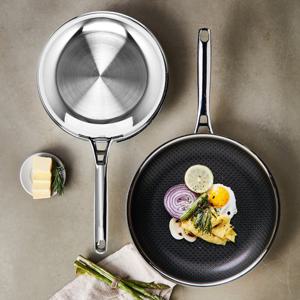 [리벤스] 스타리안 스텐 통3중 IH 인덕션 후라이팬 28cm