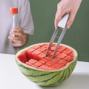 수박 커터기 화채 빙수 컷팅기 수박 큐브 슬라이서 과일 멜론 신기한 수박칼 R058