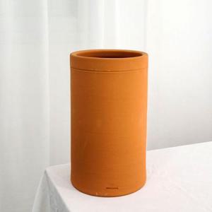 [BZJL0HF6_4B]국산 수제 원통형 20x33cm 황토 토분