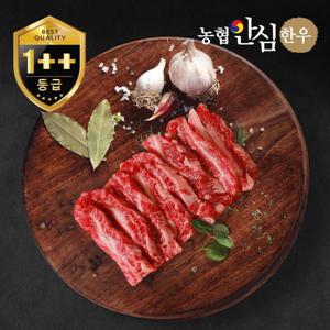 [농협안심한우] 1++등급 한우 갈비살 200g
