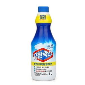[XBJ86K4M_48]유한락스 흰옷 표백1L 면 폴리에스테르 의류