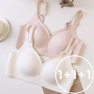 [로즈엘리]1+1+1 끈조절 3후크 아이스 스킨브라 여름속옷 3컬러