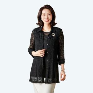[마담엘레강스][마담엘레강스] 에스더 레이스 자켓 K221JK03