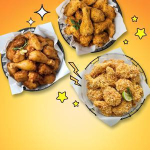 [최대16%할인] BHC 치킨+콜라1.25L (후라이드, 뿌링클, 콰삭킹, 골드킹)