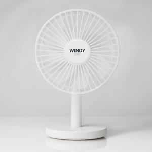 윈디제로 탁상용 선풍기 무소음 무선 미니 사무실 BLDC
