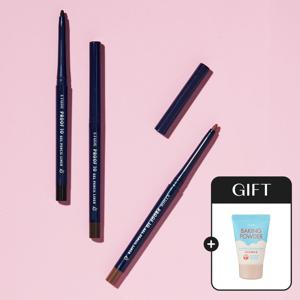 [롯데ON단독] 프루프 10 젤 방수 펜슬 2개 SET + 클렌징폼 30g 단독증정 /펜슬 아이라이너