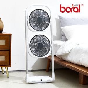 보랄 THE DAILY 듀얼 헤드 BLDC 접이식 선풍기 BR-DH220F