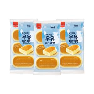삼립 부드러운 우유 치즈케익 3봉(9입)