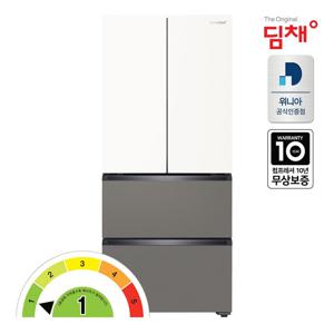 위니아 딤채김치냉장고 WDQ57KHLKSU / 551L / 1등급 / 실키 스노우토프