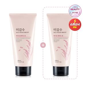 [1+1] 미감수 브라이트 페이셜 클렌징 폼 300ml 대용량