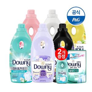[APP전용]다우니 초고농축 섬유유연제 1Lx6 향수컬렉션/실내건조/탈취파워+200ml 2개[S603*2]