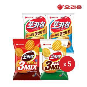 [07.14 순차출고] 오리온 햇감자 포카칩 신상 포함 4종 (버터감자맛5+매콤치즈맛5+오리지널5+어니언5)