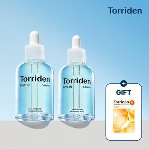 [2종세트] 토리든 다이브인 저분자 히알루론산 세럼 50ml+40ml+(비타 마스크 1매 증정)