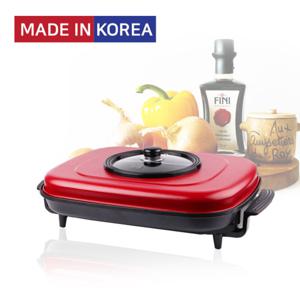 허니문 전기 피자팬 DW-42000 마블코팅 사각 잔치팬
