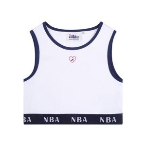 [모다아울렛][NBA KIDS]NBA 여아 로고 밴딩 크롭탑K242TS690P000 진주점