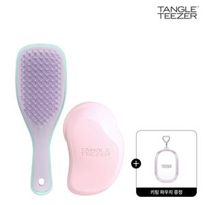 [롯데온단독 파우치+빗꾸스티커증정][1+1] 탱글티저 오리지널 미니+웻디탱글러 미니 헤어브러쉬 골라담기