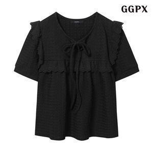 자가드 레이스 블라우스 (GPBBA015D)