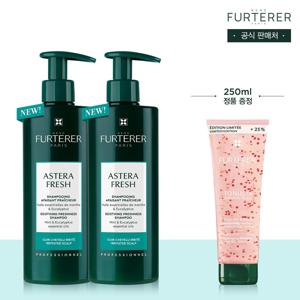 아스테라 프레쉬 진정&쿨링 샴푸 500ml 듀오(+정품증정)