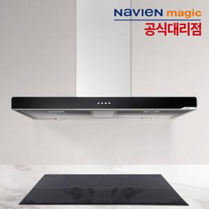 나비엔매직 주방후드 침니 900 주방환풍기 가스레인지후드 RGC150-09PAC
