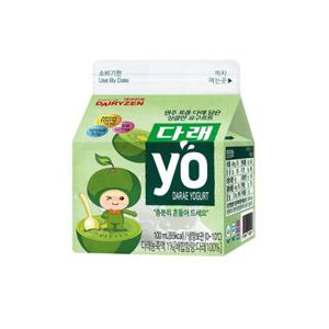 원주 다래 담은 다래요거트 100ml x 24ea /키위베리 국산 요거트/요구르트/[소비기한25년7월12일]
