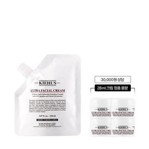 [7] 키엘 수분크림 리필 파우치 150ml 세트 (+28ml 정품용량)