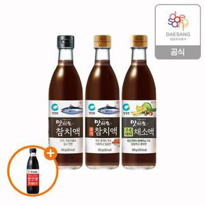 맛선생 참치액/꽃게참치액/구운대파채소액 950g 3종 2개 골라담기 + (증정)진간장500ml
