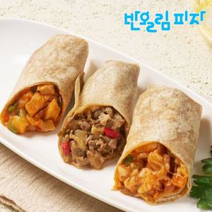 [APP전용] 반올림피자 통밀 저당 브리또 핫치킨/슈프림/불고기 110g 총 10팩