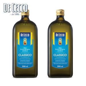 데체코 엑스트라버진 올리브오일 500ml x 2병 / 올리브유 올리브기름