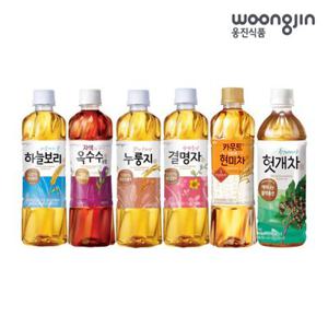 웅진 차음료 2종 선택 500ml x 12페트 (하늘보리, 카무트현미차, 자색옥수수차, 누룽지차,결명자차,헛개차)
