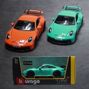 브라고 1:24 포르쉐 911 GT3 민트그린 모형자동차 자동차피규어 다이캐스트