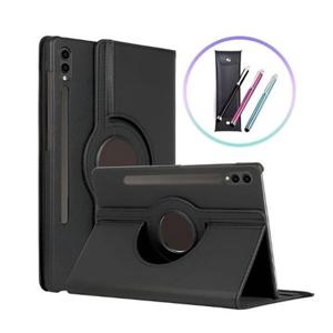갤럭시탭S6 라이트 360도 회전 가죽 케이스+심플 터치펜+펜 파우치...