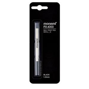 모나미fx4000 볼펜 리필 1.0mm 검정 fx4000 리필심