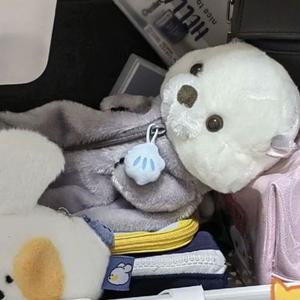 해달 동물 필통/ 귀여운 봉제 인형 캐릭터 애니멀 파우치 다용도 보관 볼펜 수납