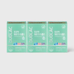 [본사직영]듀오 디 드롭스7.5ml (45일분) 3개 / 아기 액상 유산균 + 비타민D