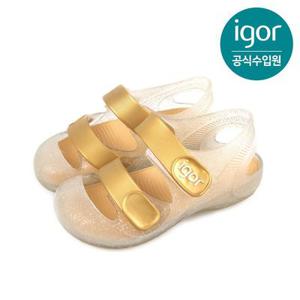 이고르 본디 젤리슈즈 글리터 핑크, 골드 키즈샌들 아동샌들 by 트래드후스