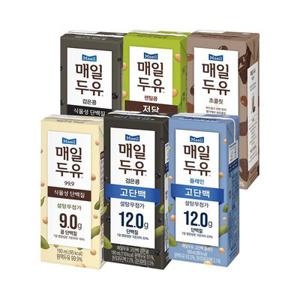 매일 저당두유 6종 48팩 99.9/검은콩/렌틸콩/고단백/고단백검은콩 골라담기