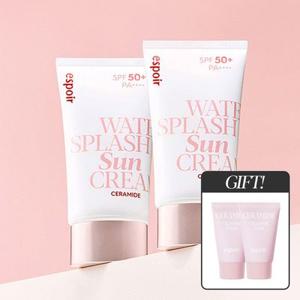 [APP전용][BEST] 워터 스플래쉬 선크림 세라마이드 1+1 (증) 클렌징 폼 2개