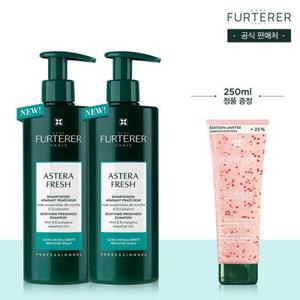 아스테라 프레쉬 진정&쿨링 샴푸 500ml 듀오(+정품증정)