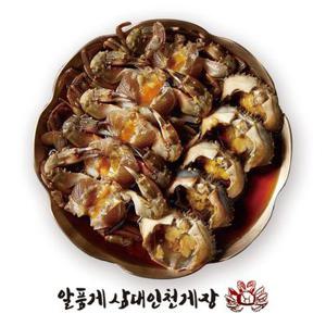 [APP전용] [작심밀도] 알품게 돌게장 9마리~11마리 (간장 포함 중량 2.6kg)