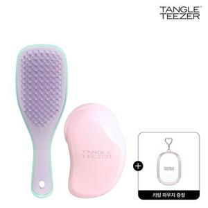 [롯데온단독 파우치+빗꾸스티커증정][1+1] 탱글티저 오리지널 미니+웻디탱글러 미니 헤어브러쉬 골라담기