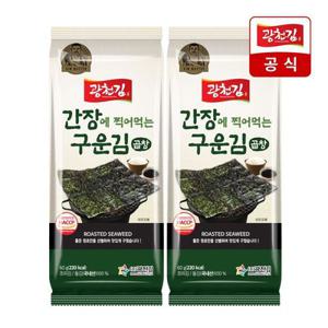 [광천김] 간장에 찍어먹는 구운 곱창김 60g 180매 1+1 총360매
