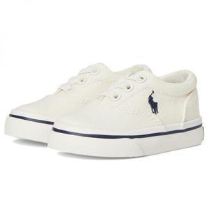 키즈 폴로 랄프로렌 키튼 - 크림 Canvas/Navy Player Pony 10816852