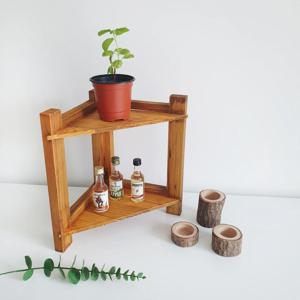 코너수납장 모서리선반 코너장 원목 삼각코너장