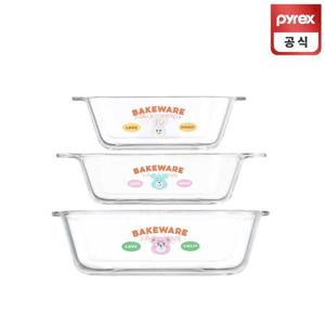 [키친세일] 노티드 3종 디쉬 1.2L(정)+580ml(직)+580ml(정)