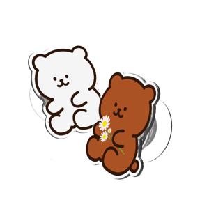 요곰 톡 / 핸드폰 스마트톡 / 곰돌이 그립톡 / 휴대폰 거치대