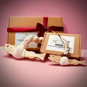 원목 액막이명태 북어 센스있는 개업 집들이 이사 선물 부자재세트