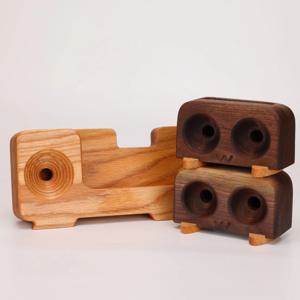 원목 캠핑 스피커 무전력 무전원 증폭스피커